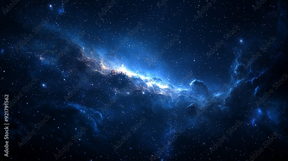 Cosmic Nebula with Stars. Cosmic Nebula with Stars.