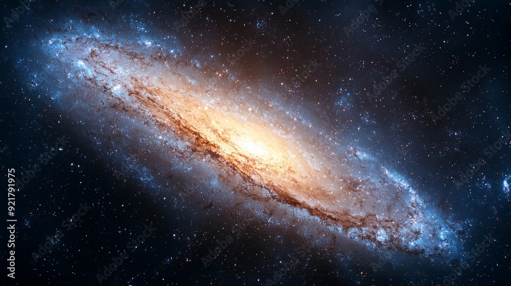 Fototapeta premium Spiral Galaxy in Deep Space.