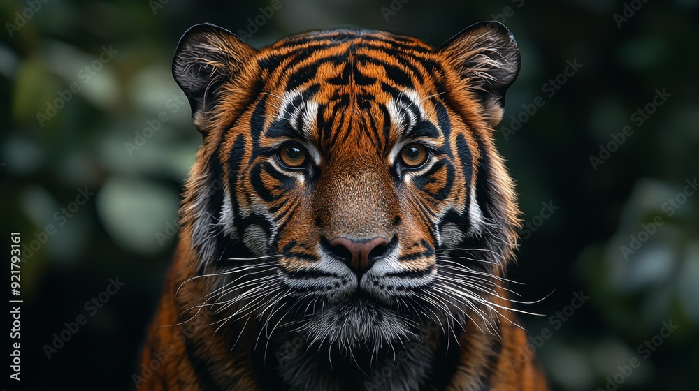 Fototapeta premium Close-up of a Tiger's Face.