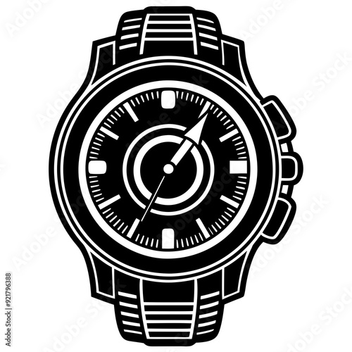 wrist watch vector illustration