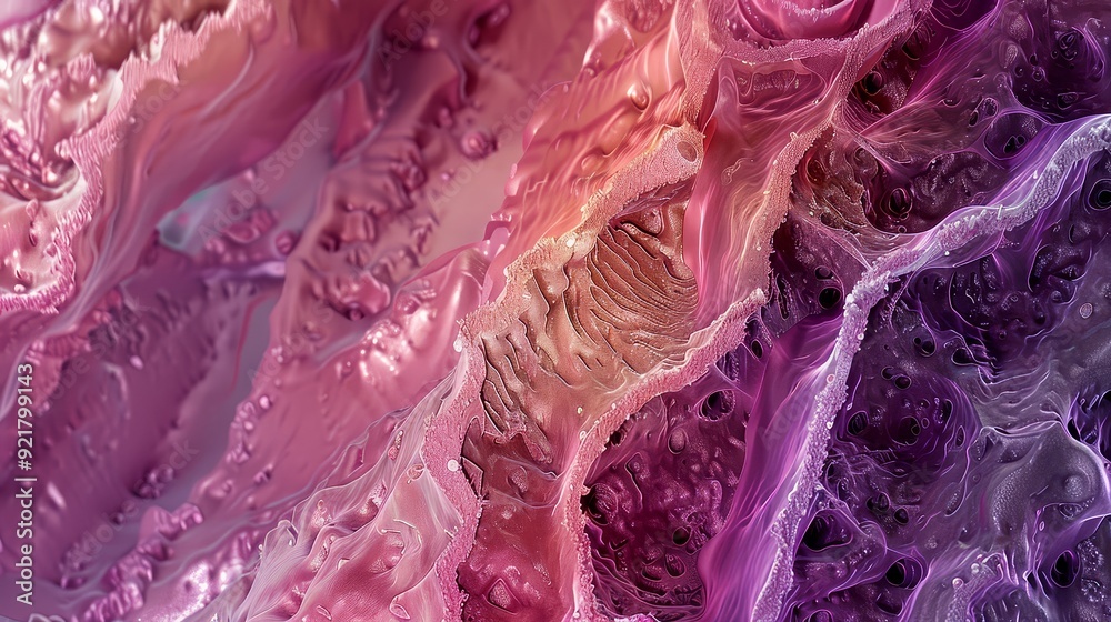 Backgrounds of Characteristics Tissue of Human under microscope in biology lab. smooth muscle tissue Backgrounds of Characteristics Tissue of Human under microscope in biology lab. smooth muscle tissue