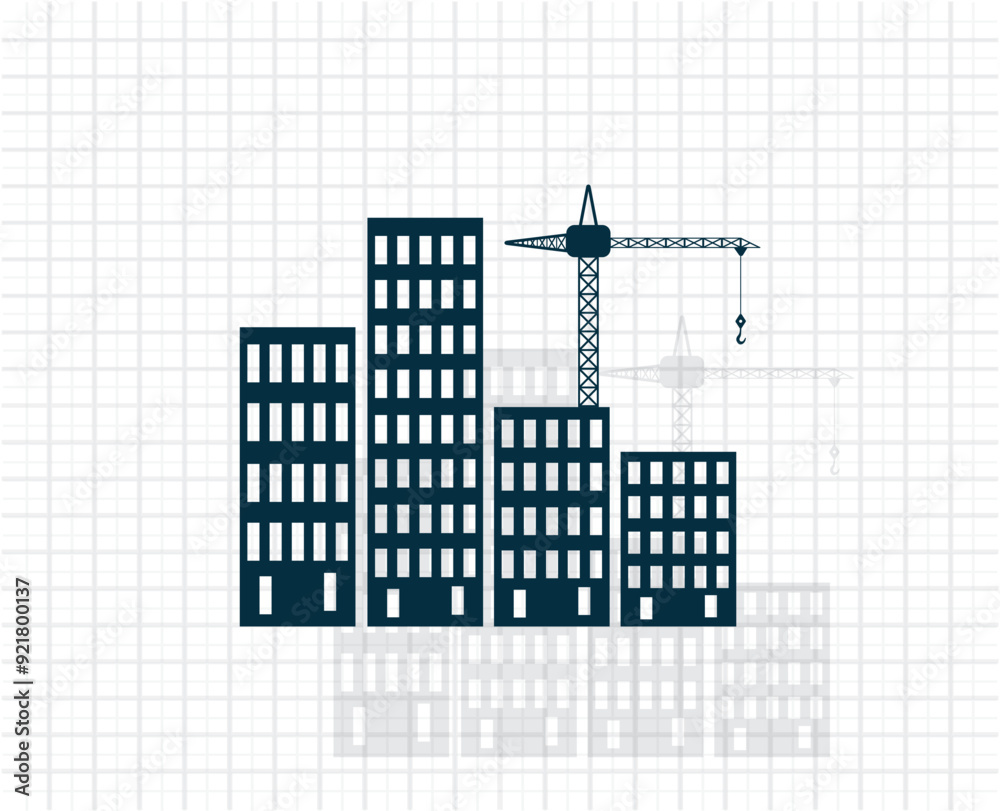 Obraz premium Vector dark color icon with shadow on light checkered background