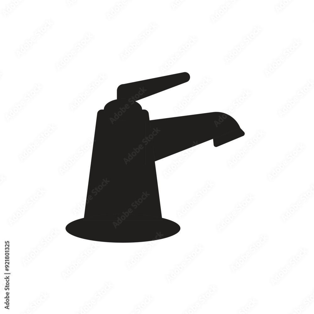 Faucet vector icon Faucet vector icon