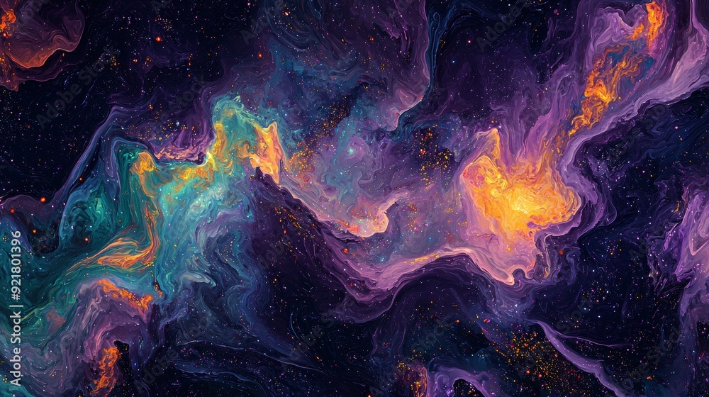 Cosmic Whispers. A Surreal Dance of Stars and Nebulae Cosmic Whispers. A Surreal Dance of Stars and Nebulae