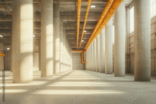 Fluid Diversity in Industrial Harmony - A Surreal Reflection of Economic Empowerment