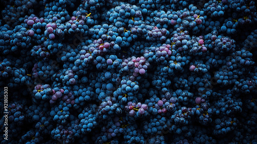 Dark Blue Grape Pulp in Roller Machine