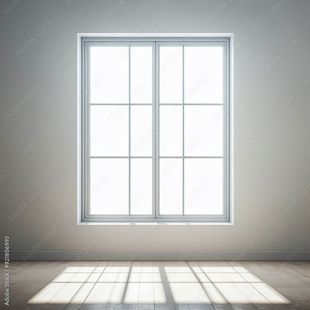 plain white wall, shadowed by the window, seen from the front, only the wall is visible. AI generative plain white wall, shadowed by the window, seen from the front, only the wall is visible. AI generative