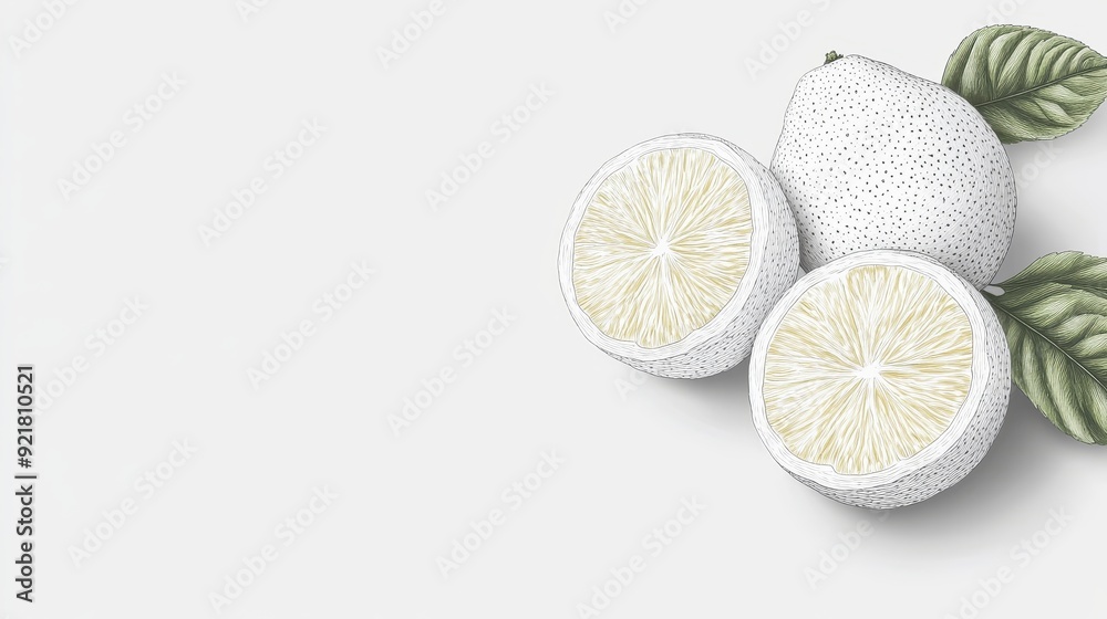Minimalist line art of Ugli Fruit, emphasizing its unique shape and texture, drawn by hand, set against a plain white canvas Minimalist line art of Ugli Fruit, emphasizing its unique shape and texture, drawn by hand, set against a plain white canvas