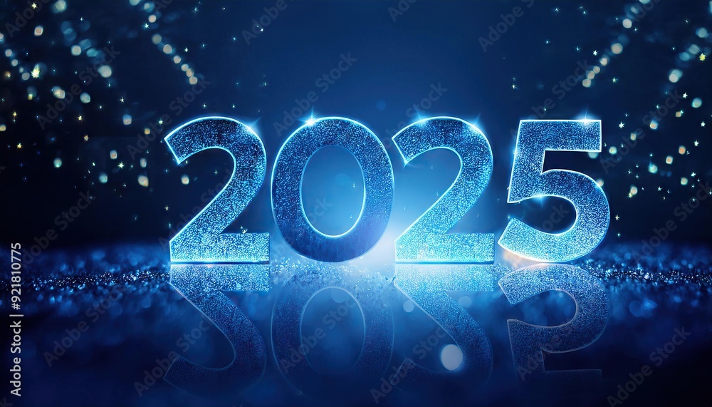 shining 2025 New Year banner shining 2025 New Year banner