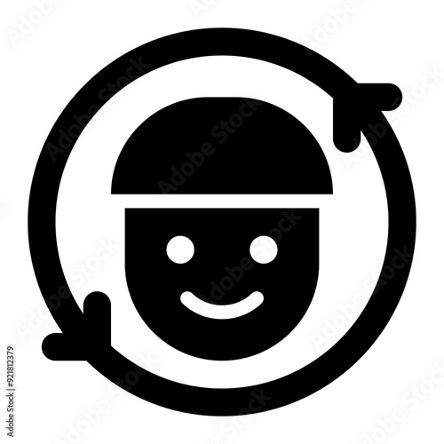 ustomer retention, loyal customer, customer engagement, customer feedback, customer lifecycle, customer churn solid glyph icon