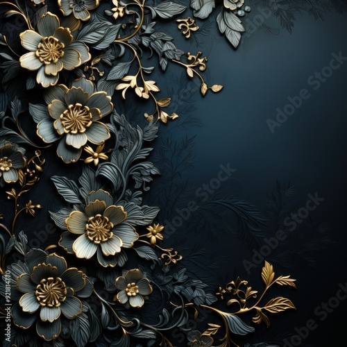 Delicate Ornamental Lace Print in Crisp 8K Background Texture
