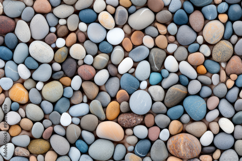 Processed collage of beach shore pebbles surface texture. Background for banner, backdrop Processed collage of beach shore pebbles surface texture. Background for banner, backdrop