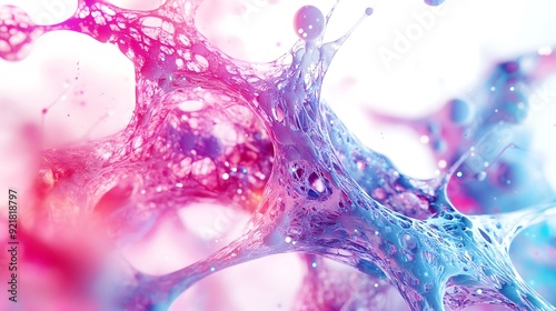 Vibrant Computational Elegance Carboxymethyl Dextrin Abstract 3D Geometric Structures photo