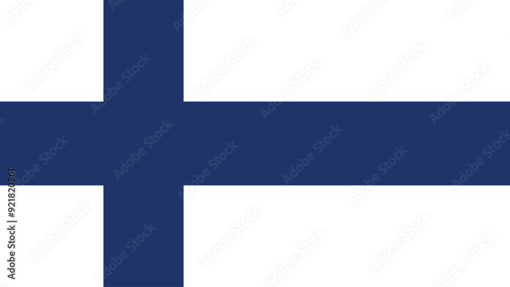 Illustration of Finland national flag Illustration of Finland national flag