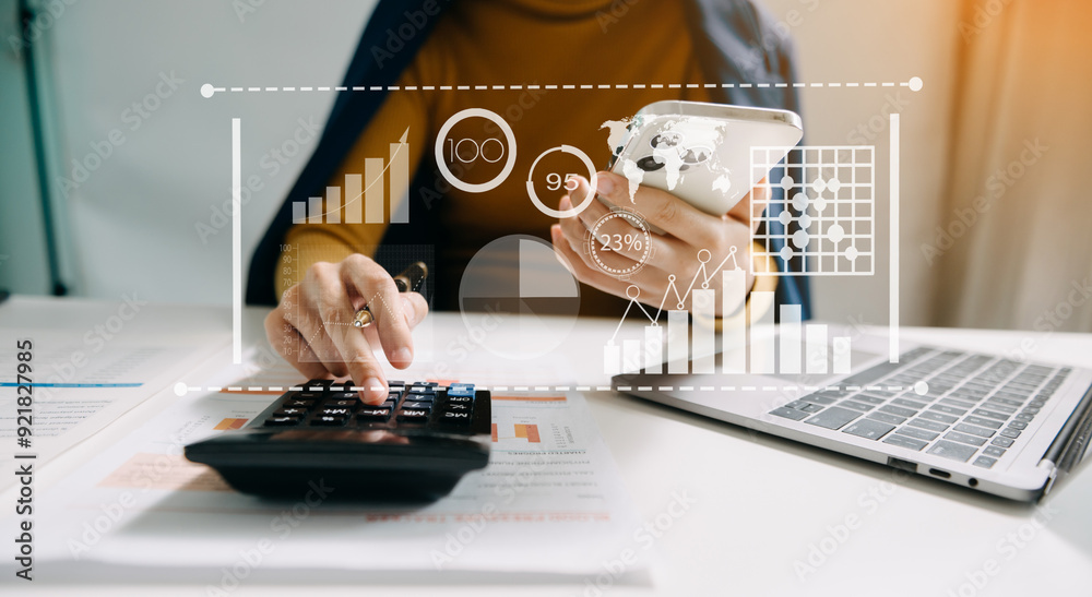 Financial report data of business operations balance sheet and income statement as Fintech Financial report data of business operations balance sheet and income statement as Fintech