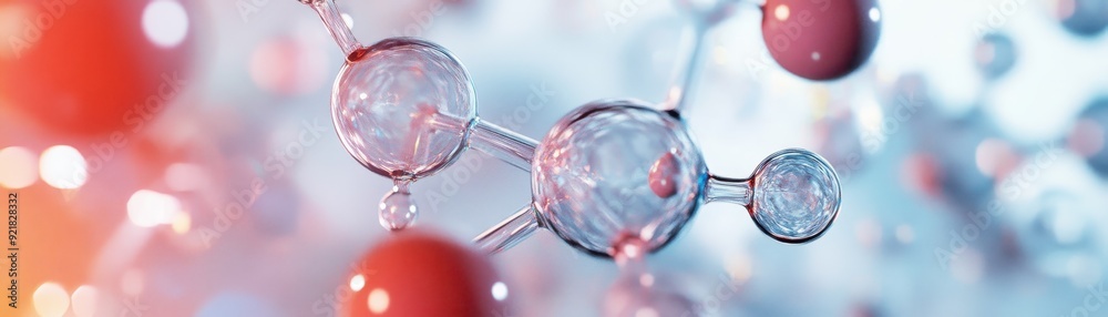 Microscopic View of a Molecular Structure Microscopic View of a Molecular Structure