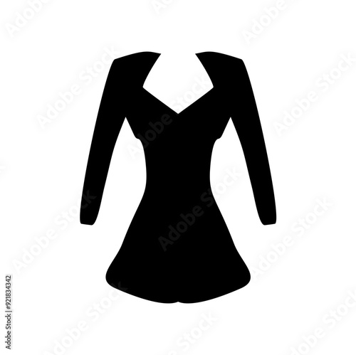 Fashion girl dress vector illustration