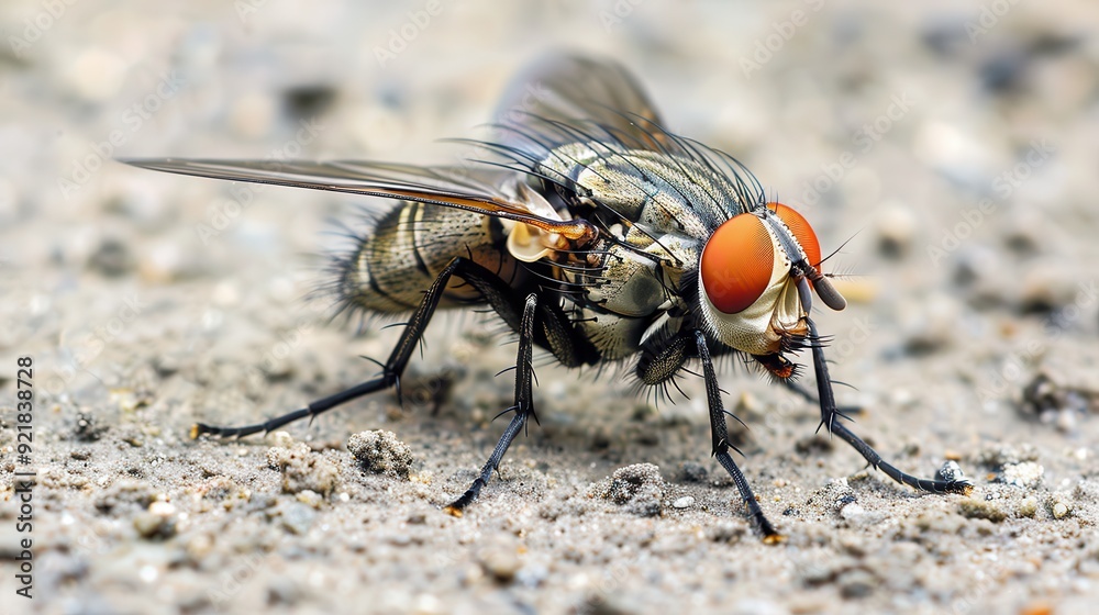 House Fly. The Insect in Your House: A Dirty, Hairy Pest with Ugly Wings House Fly. The Insect in Your House: A Dirty, Hairy Pest with Ugly Wings