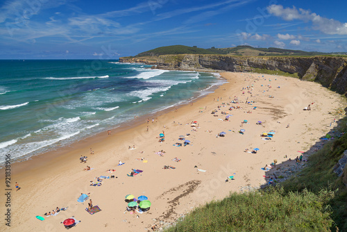 Beach of Langre in Cantabria