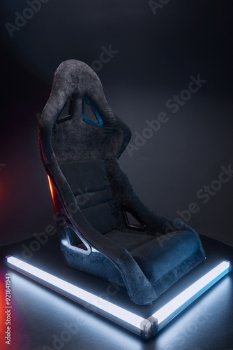 sports bucket seats for drift and rally sports cars studio photo dark