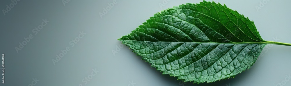 Close-up of a Green Leaf Close-up of a Green Leaf
