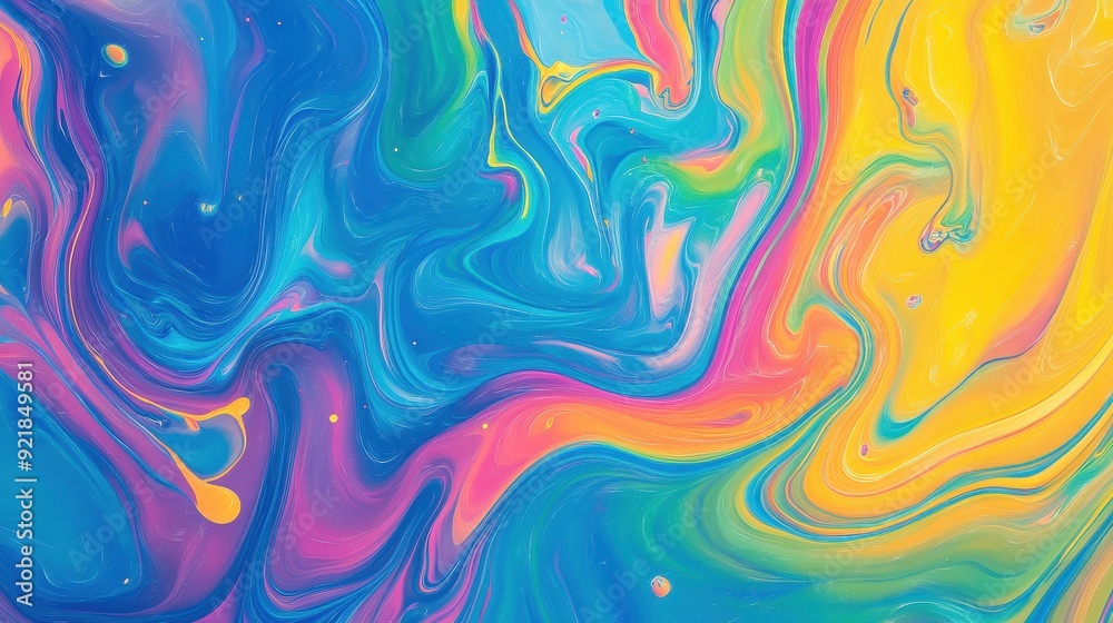 Vibrant and dynamic fluid abstract background with swirling and whirling patterns of liquid colors Vibrant and dynamic fluid abstract background with swirling and whirling patterns of liquid colors