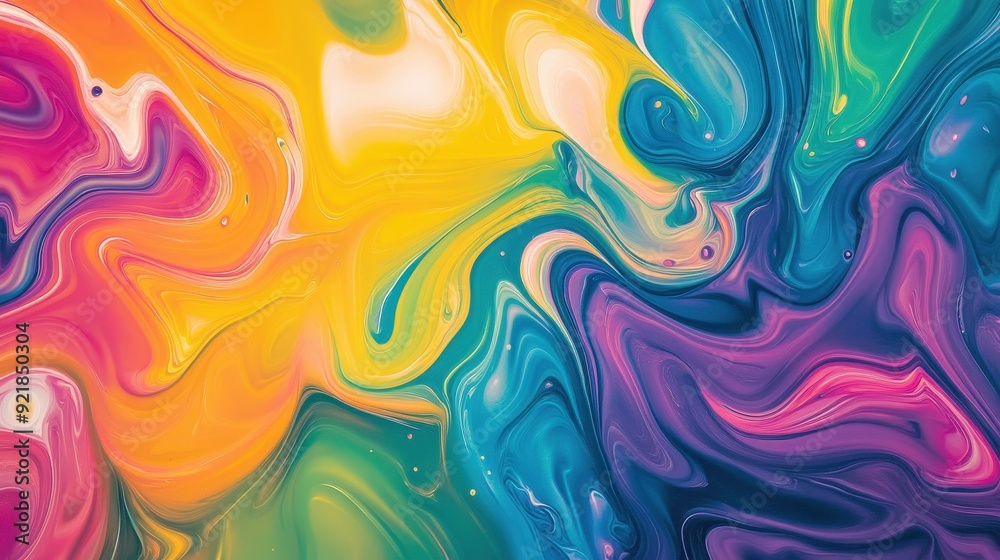 Vibrant and dynamic fluid abstract background with swirling and whirling patterns of liquid colors Vibrant and dynamic fluid abstract background with swirling and whirling patterns of liquid colors