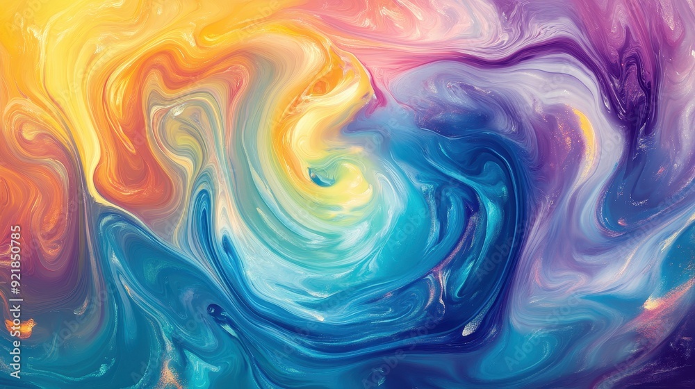 Vibrant and dynamic fluid abstract background with swirling and whirling patterns of liquid colors Vibrant and dynamic fluid abstract background with swirling and whirling patterns of liquid colors