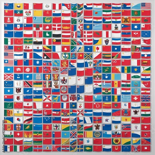 All countries flags.