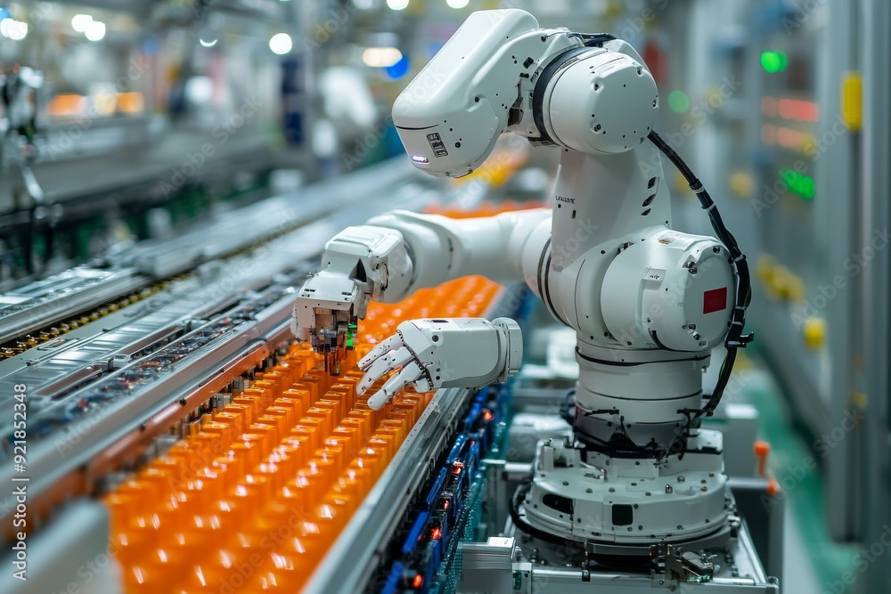 Smart manufacturing with advanced robotics. Generative AI Smart manufacturing with advanced robotics. Generative AI