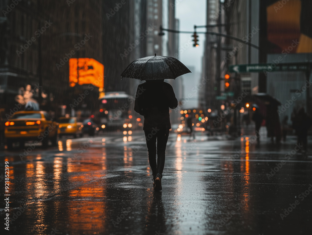 Solitude in the Rainy City Solitude in the Rainy City