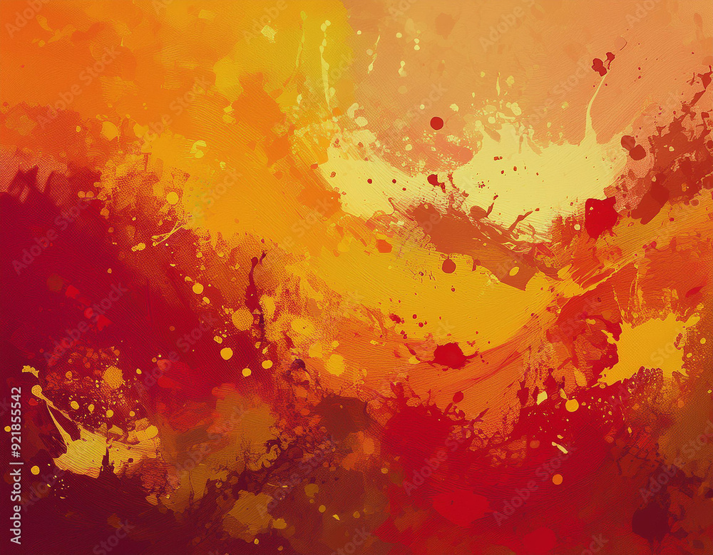 Abstract Autumn Gradient Background Deep Red to Soft Yellow Color Blend Abstract Autumn Gradient Background Deep Red to Soft Yellow Color Blend