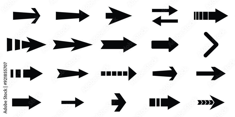 Arrow icons set. Simple arrow set. Arrow collection vector
Arrow icons set. Simple arrow set. Arrow collection vector