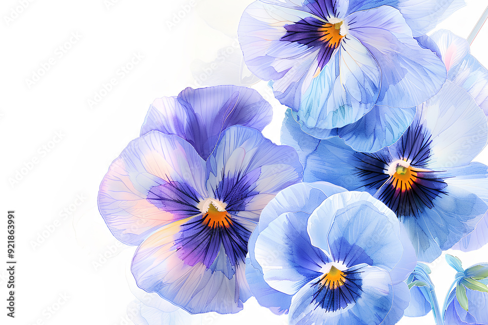 美しいパンジーの花 美しいパンジーの花