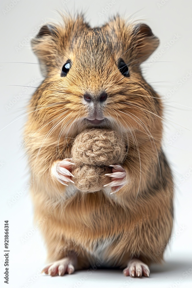 country pig with a background A playful guinea pig with a small toy isolated country pig with a background A playful guinea pig with a small toy isolated