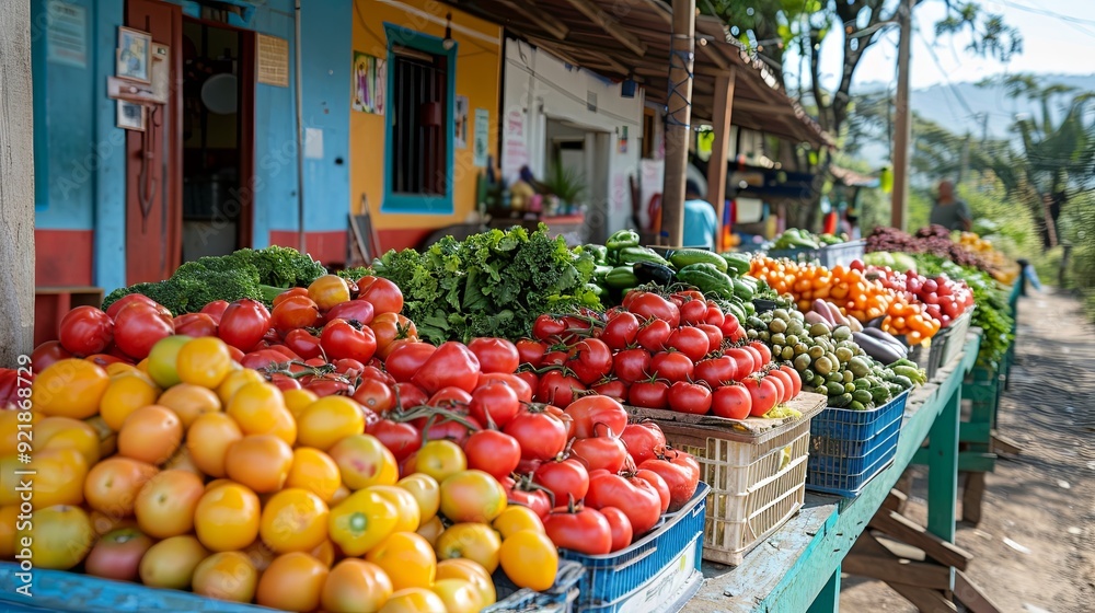 fruits and vegetables fruits and vegetables at the market A vibrant market with stalls selling fresh produce fruits and vegetables fruits and vegetables at the market A vibrant market with stalls selling fresh produce