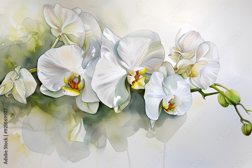 Obraz premium 美しい胡蝶蘭の花
