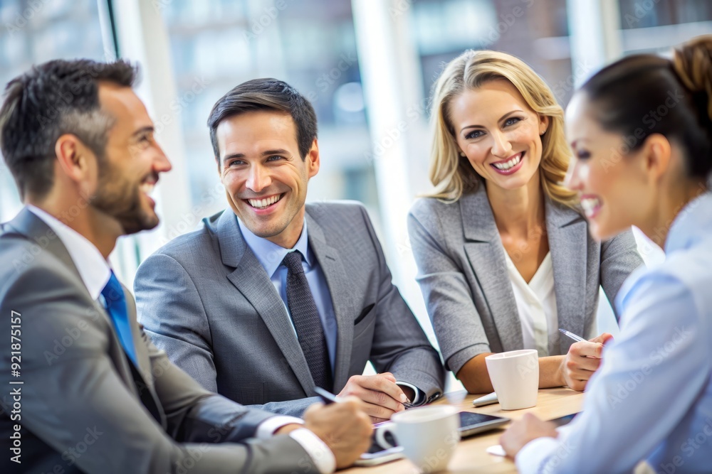 Business People Meeting In Modern Office. Business People Meeting In Modern Office.