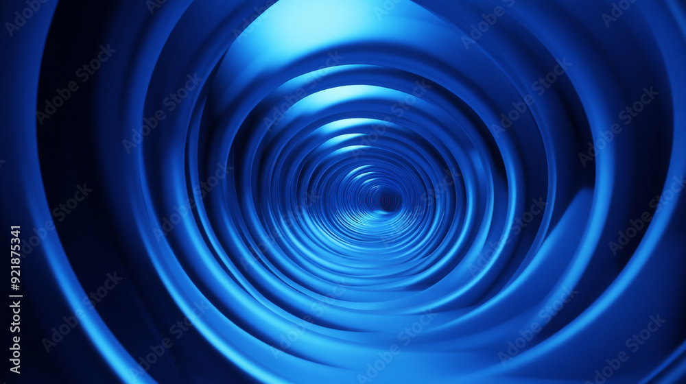 Tunnel VJ Ring Cyber Warp, rendered in blue 3D, loop animation. Tunnel VJ Ring Cyber Warp, rendered in blue 3D, loop animation.