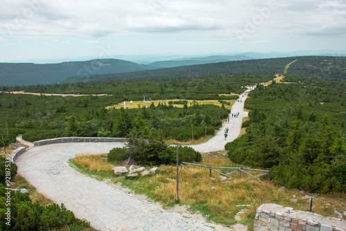 Karkonosze - widok ze szczytu Szrenicy photo