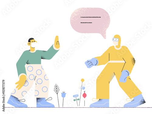 Social distancing 