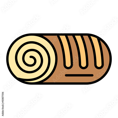 Swiss roll Icon