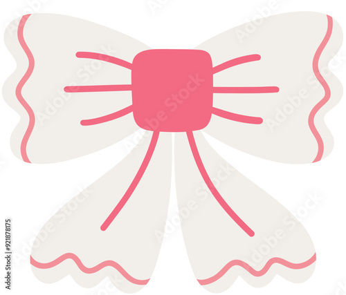 Decorative Wavy Ribbon