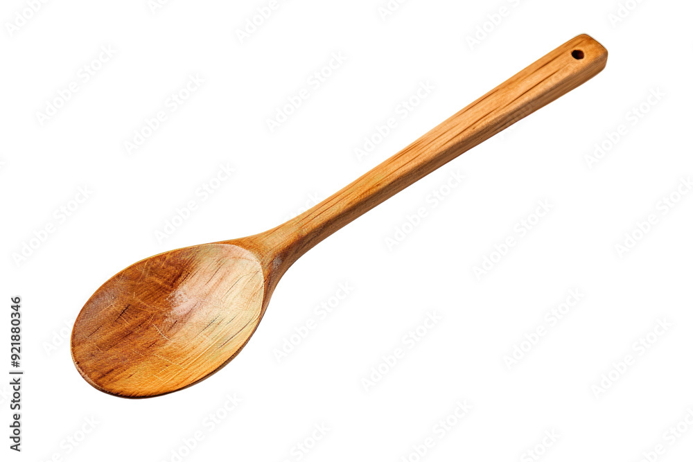 Crafting Culinary Delight in a Sunlit Kitchen With a Handcrafted Wooden Spoon on White or PNG Transparent Background. Crafting Culinary Delight in a Sunlit Kitchen With a Handcrafted Wooden Spoon on White or PNG Transparent Background.