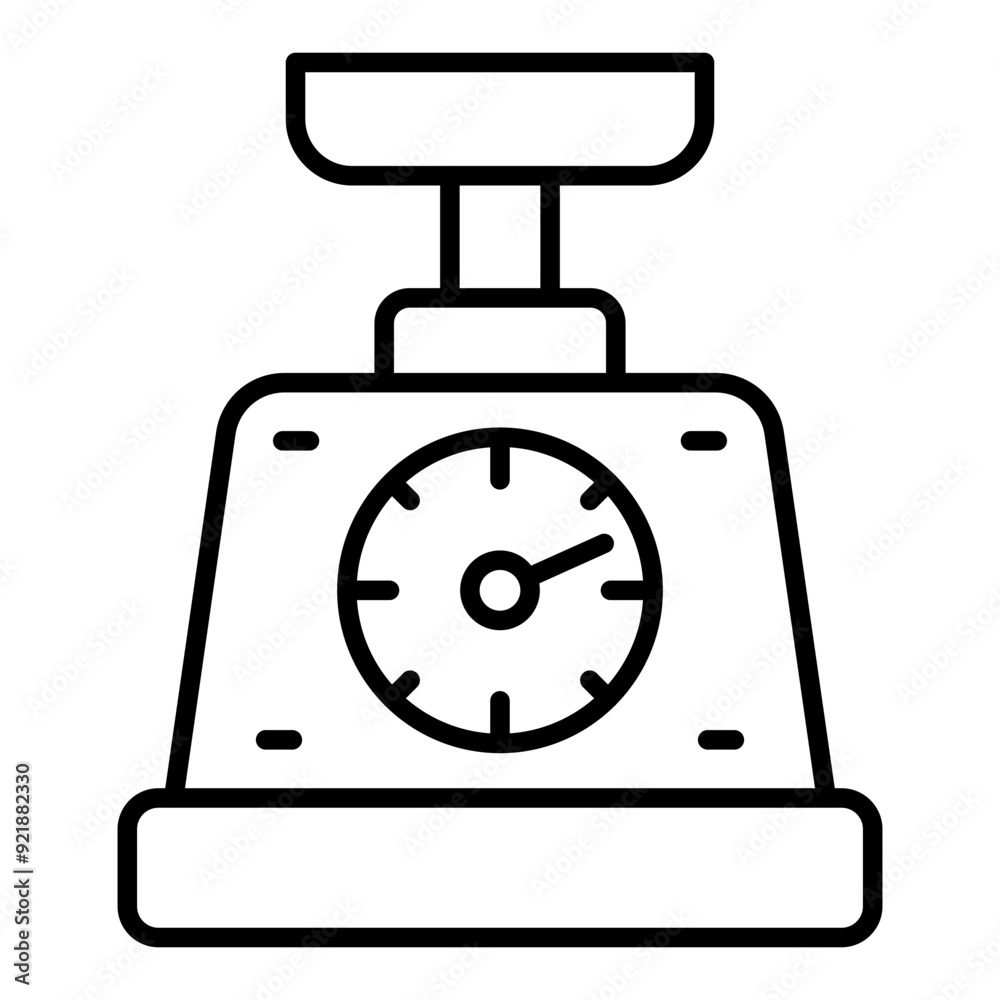 Obraz premium Weight scale Icon