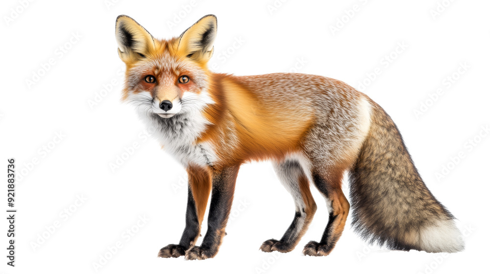 Fototapeta premium Red Fox Standing with a