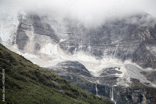 A natural scenic area in Daocheng County, Ganzi Tibetan Autonomous Prefecture, Sichuan Province, China photo