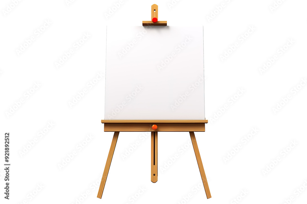Creative Artist's Workspace With Blank Canvas Ready for Inspiration in a Bright Studio Setting on White or PNG Transparent Background. Creative Artist's Workspace With Blank Canvas Ready for Inspiration in a Bright Studio Setting on White or PNG Transparent Background.