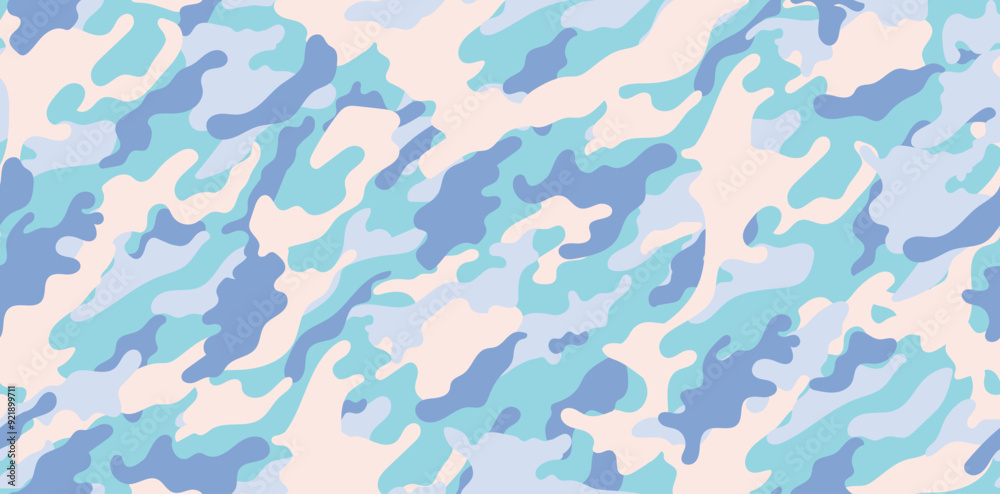 Winter military camouflage. Vector camouflage pattern for army. Camouflage texture seamless pattern Winter military camouflage. Vector camouflage pattern for army. Camouflage texture seamless pattern
