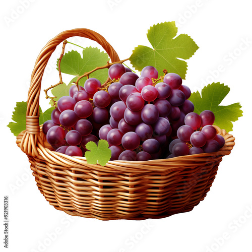 grapes in basket